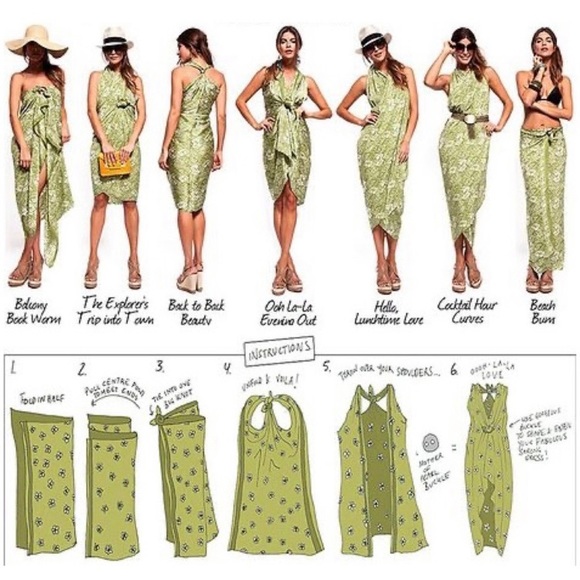 Vintage Indonesian Orange Navy Purple Green Hand Dyed Batik Sarong Pareo Coverup - Picture 7 of 10